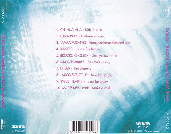 Various : Dansk Melodi Grand Prix 2005 (CD, Album)