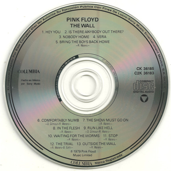 Pink Floyd : The Wall (2xCD, Album, RE)