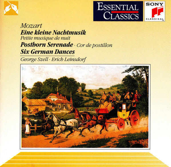 Mozart*, George Szell ۰ Erich Leinsdorf : Eine Kleine Nachtmusik - Posthorn Serenade - Six German Dances (CD, Comp, RM)
