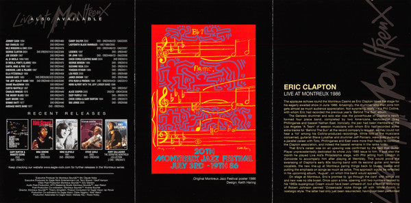 Eric Clapton : Live At Montreux 1986 (DVD-V, Multichannel, PAL, RC )