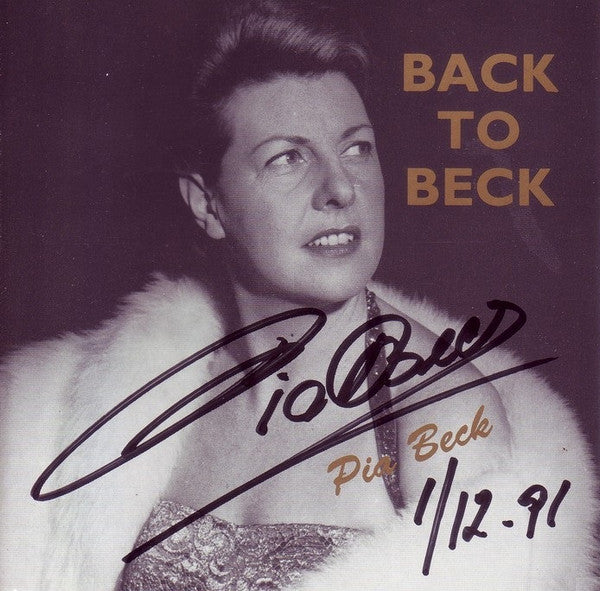 Pia Beck : Back To Beck (CD)