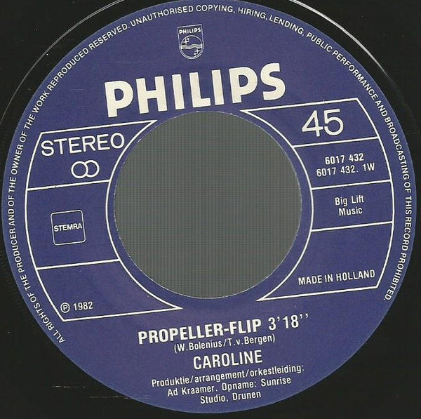 Caroline (26) : Propeller Flip (7", Single)