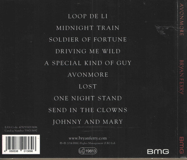 Bryan Ferry : Avonmore (CD, Album, Dig)