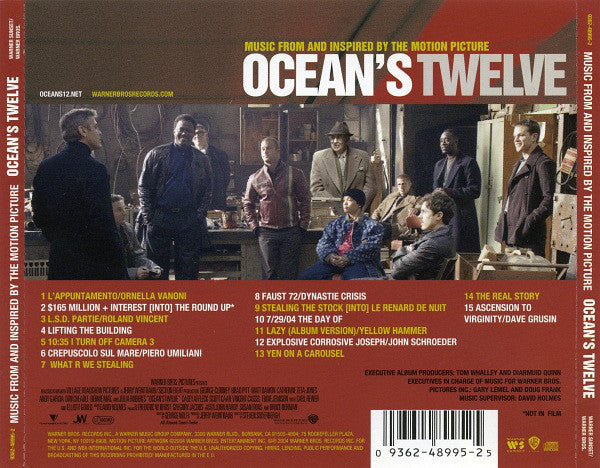 David Holmes : Ocean's Twelve (Music From And Inspired By The Motion Picture) (CD, Comp)