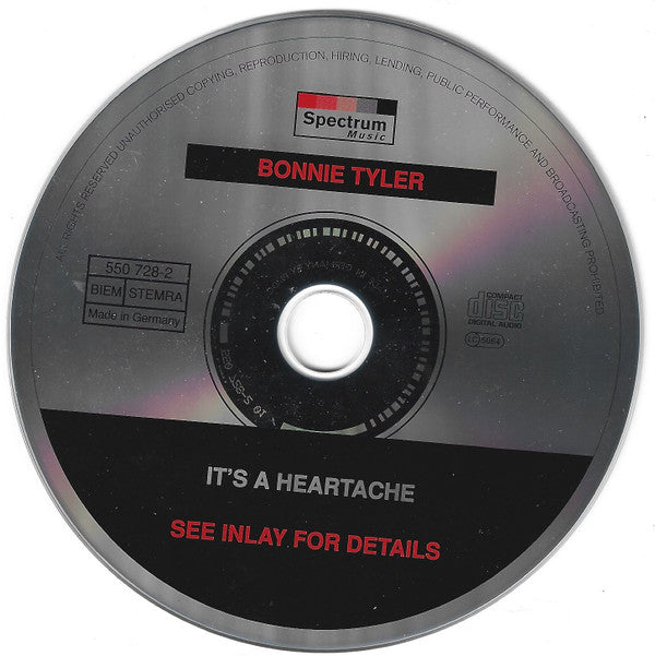 Bonnie Tyler : It's A Heartache (CD, Comp)
