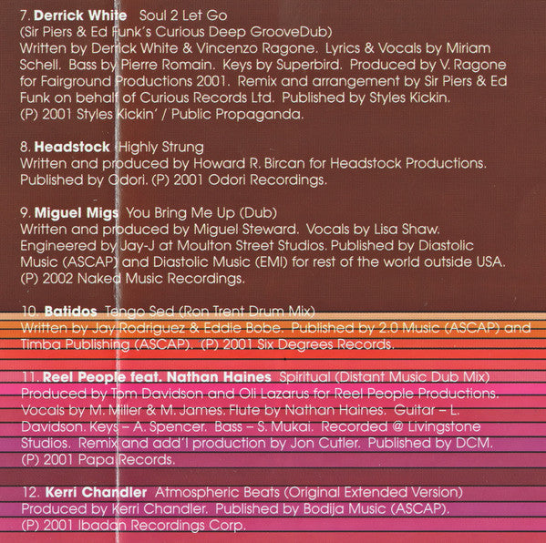 Miguel Migs : Nude Tempo One (CD, Comp, Mixed)