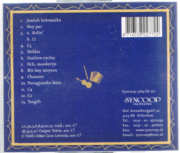 Trio C Tot De Derde : C's De Jongens (CD, Album)