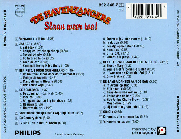 De Havenzangers : Slaan Weer Toe (CD, Album, RE)
