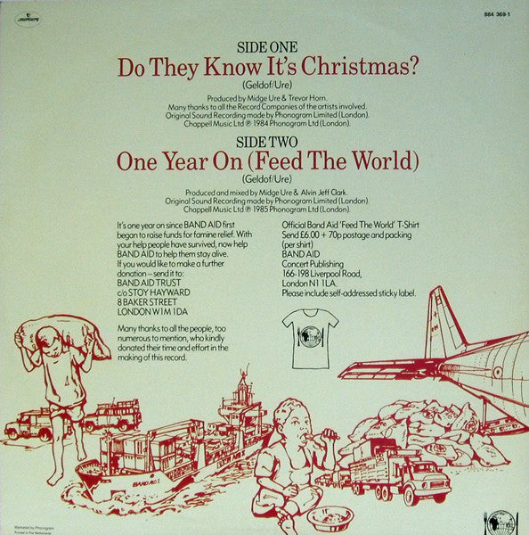 Band Aid : Do They Know It's Christmas? (12", EP)