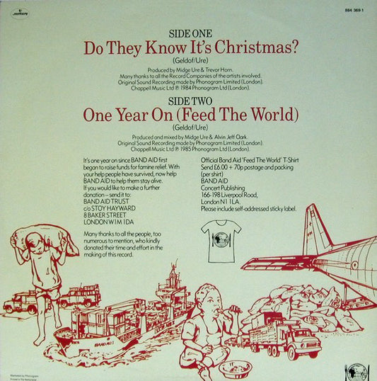 Band Aid : Do They Know It's Christmas? (12", EP)