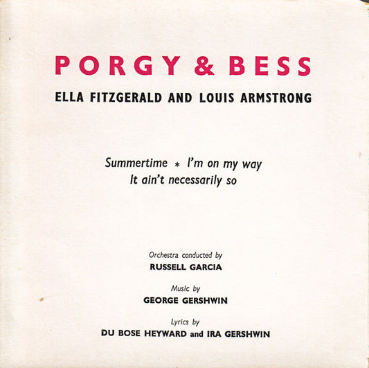 Ella Fitzgerald & Louis Armstrong : Porgy & Bess Vol. 1 (7", EP, gat)