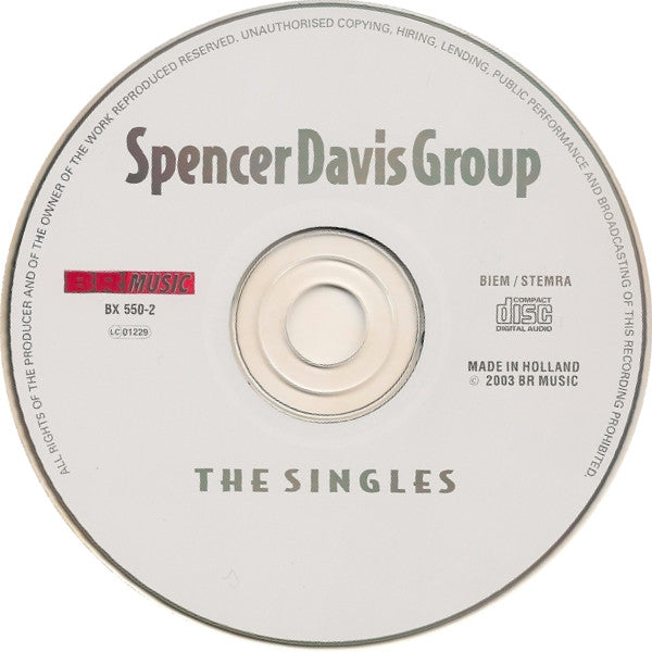 The Spencer Davis Group : The Singles (CD, Comp)
