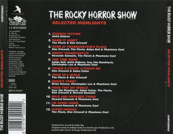 NSO Ensemble : The Rocky Horror Show: Selected Highlights (CD, Album)