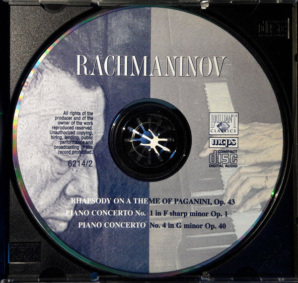 Sergei Vasilyevich Rachmaninoff, Nikolai Lugansky, Jose Luis Prats : Piano Concertos (Complete), Paganini Rhapsody (2xCD, Comp + Box)