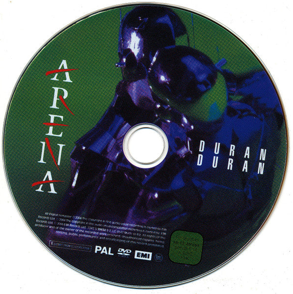Duran Duran : Arena (An Absurd Notion) (DVD, RE, RM, PAL)