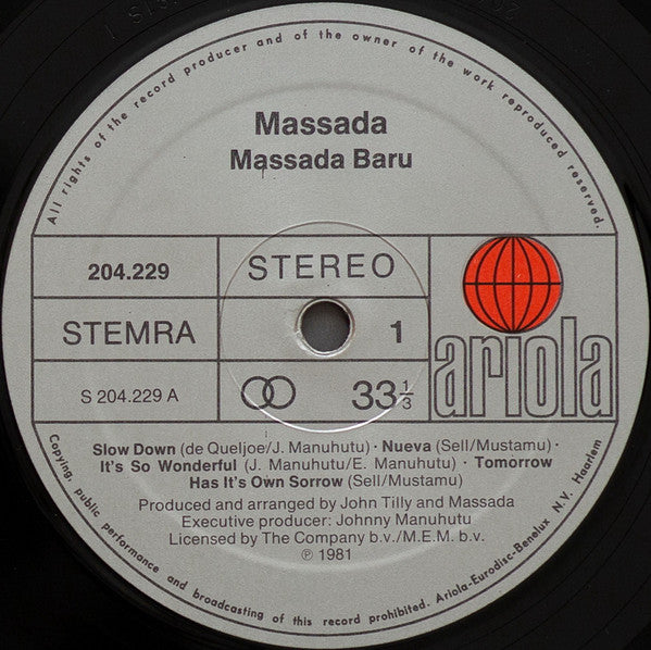 Massada (2) : Baru (LP, Album)