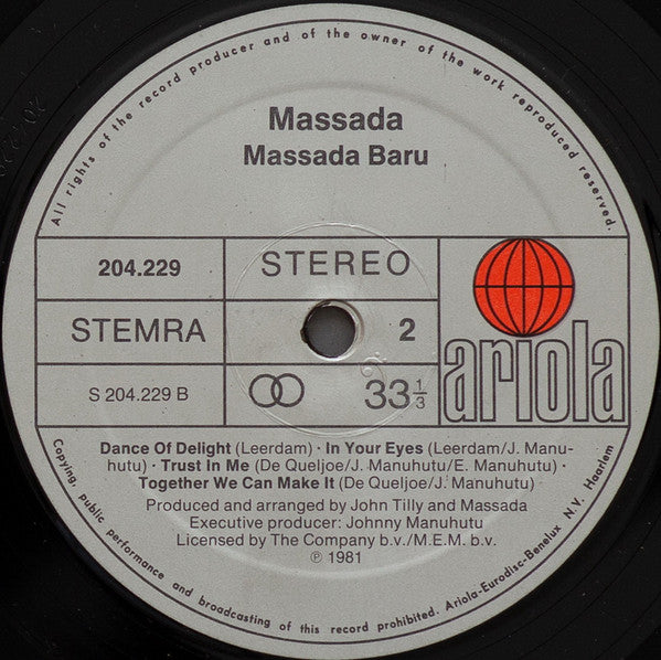 Massada (2) : Baru (LP, Album)