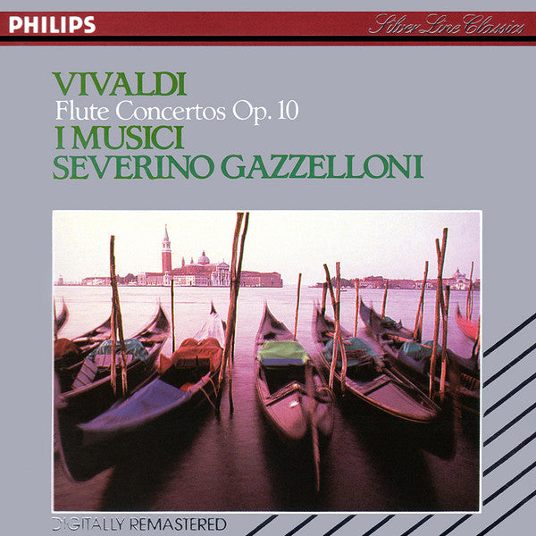 Antonio Vivaldi, I Musici, Severino Gazzelloni : Flute Concertos Op. 10 (CD, Album, RE, RM)