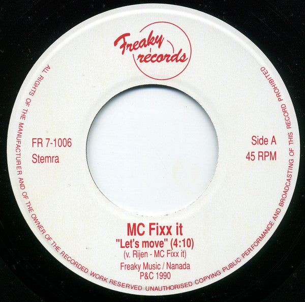 MC Fixx It : Let's Move (7")