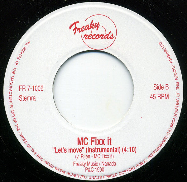 MC Fixx It : Let's Move (7")