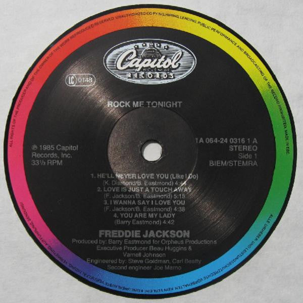 Freddie Jackson : Rock Me Tonight (LP, Album)
