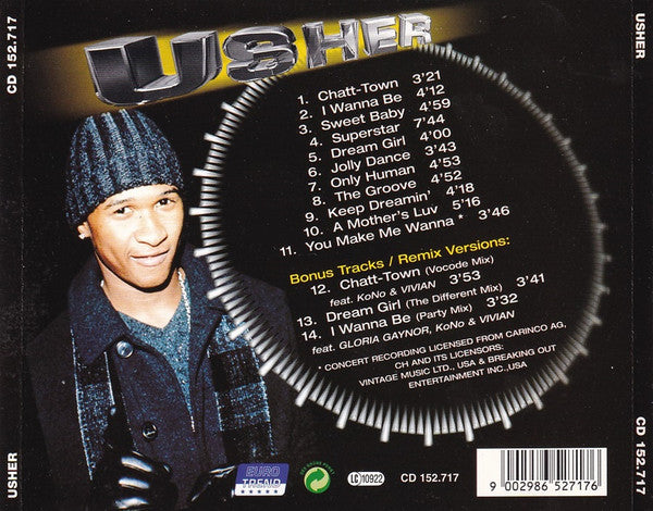 Usher : Usher (Re-Worked Master) (CD, Album, Comp)
