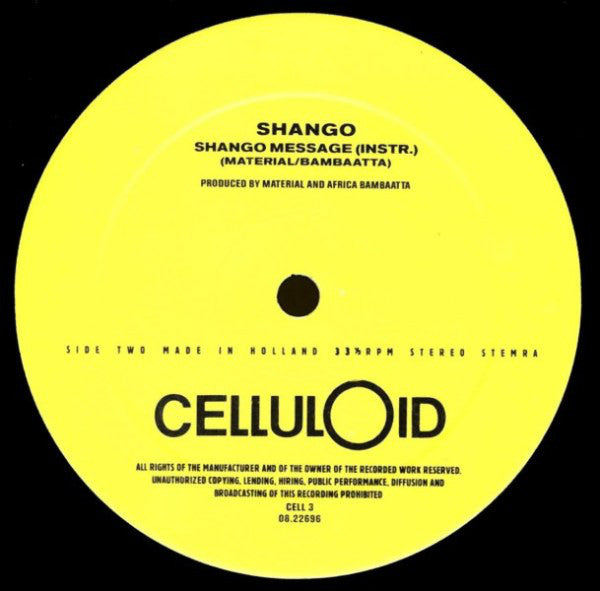 Shango : Shango Message (12")