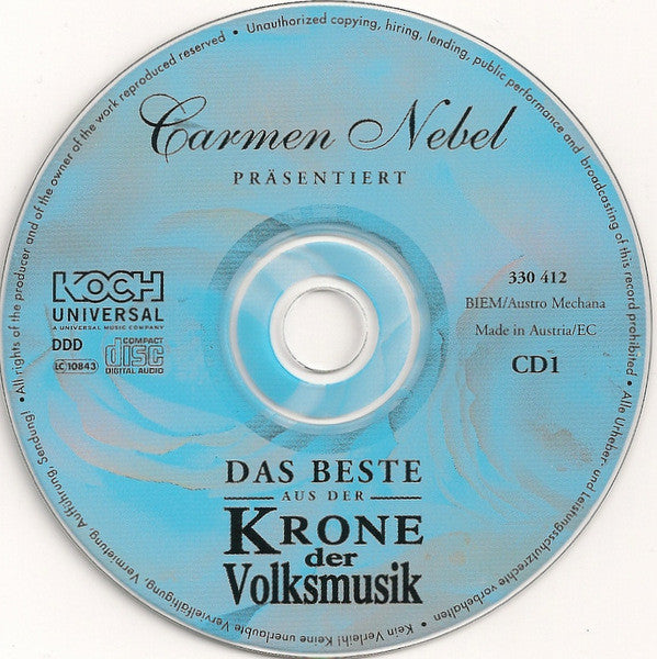 Various : Das Beste Aus Der Krone Der Volksmusik (2xCD, Comp)