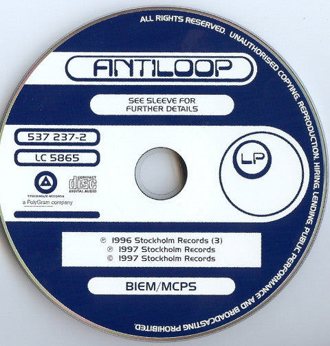 Antiloop : LP (CD, Album, RE)