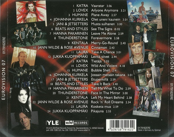 Various : Eurovision 07 (CD, Comp)
