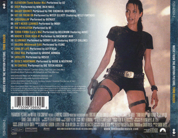 Various : Lara Croft: Tomb Raider (Music From The Motion Picture) (CD, Album, Comp)
