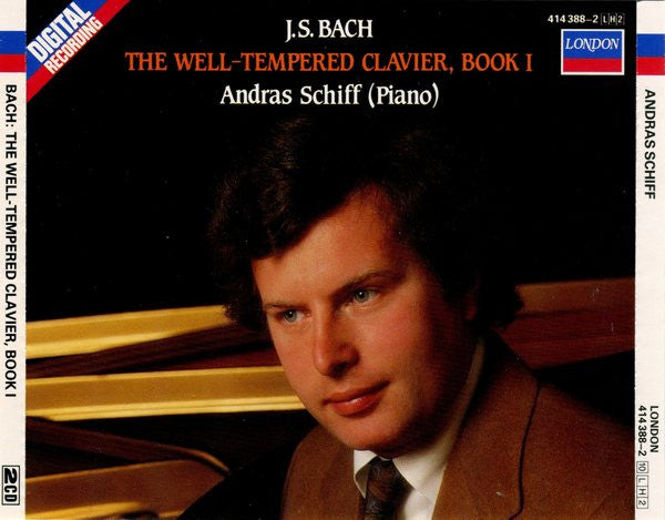 Johann Sebastian Bach, András Schiff : The Well-Tempered Clavier, Book I (2xCD, Album)