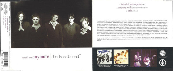 Take That : Love Ain't Here Anymore (CD, Single)