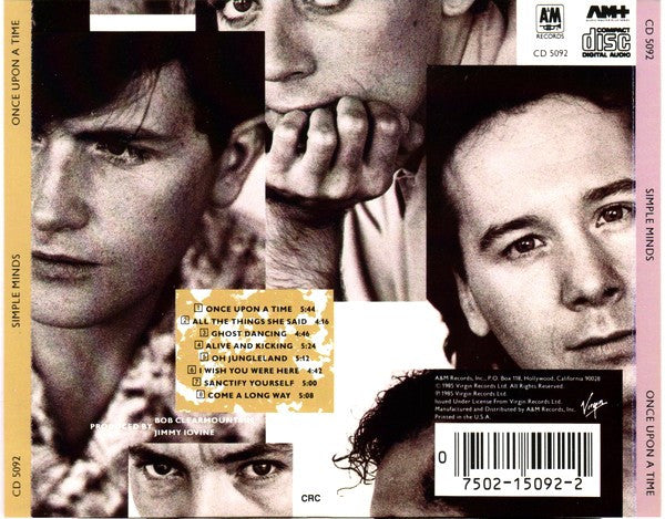 Simple Minds : Once Upon A Time (CD, Album, Club, RE, Dig)