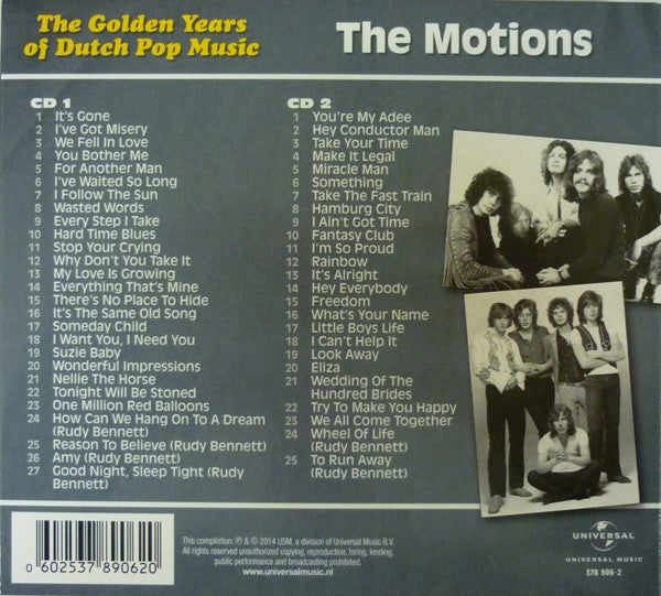 The Motions : The Golden Years Of Dutch Pop Music (A&B Sides) (2xCD, Comp)