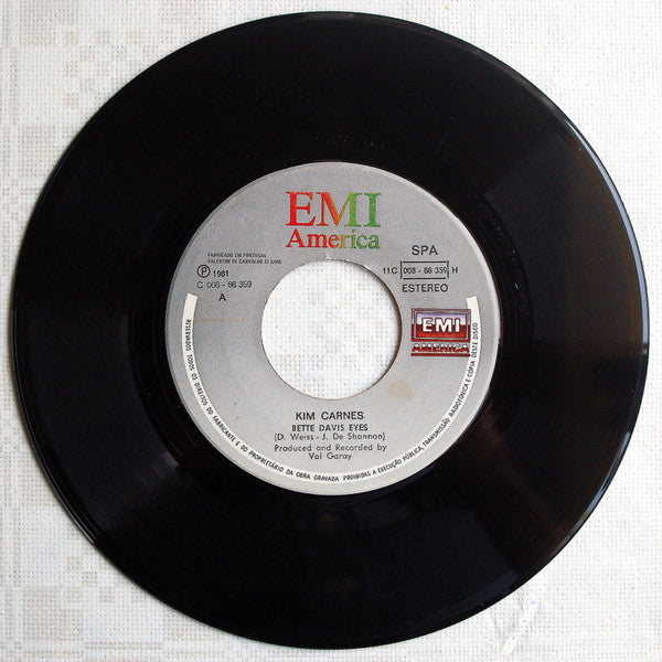 Kim Carnes : Bette Davis Eyes (7", Single)