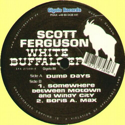 Scott Ferguson : White Buffalo EP (12", EP)