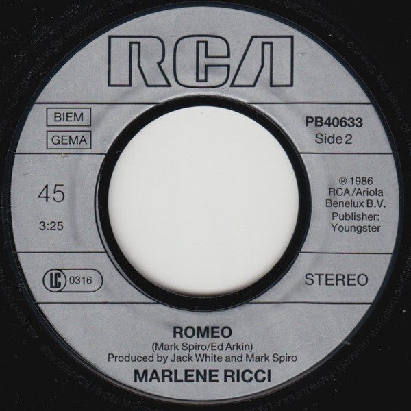Marlene Ricci : A Woman In Me  (7", Single)