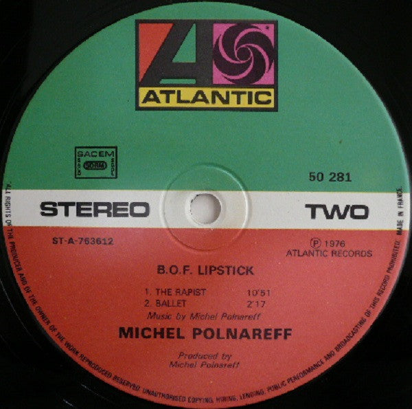 Michel Polnareff : Lipstick (LP, Album)