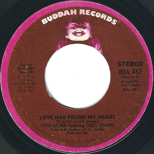 Carol Townes And Fifth Avenue , Featuring Carol Lynn Townes : Wheeler Dealer / Love Has Found My Heart (7", Single)