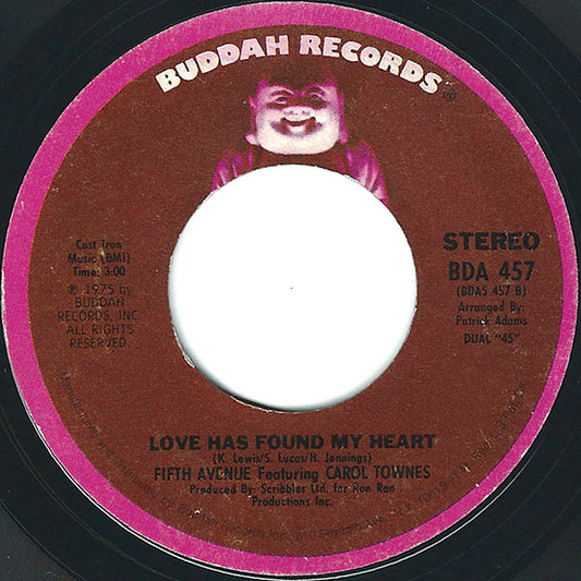 Carol Townes And Fifth Avenue , Featuring Carol Lynn Townes : Wheeler Dealer / Love Has Found My Heart (7", Single)