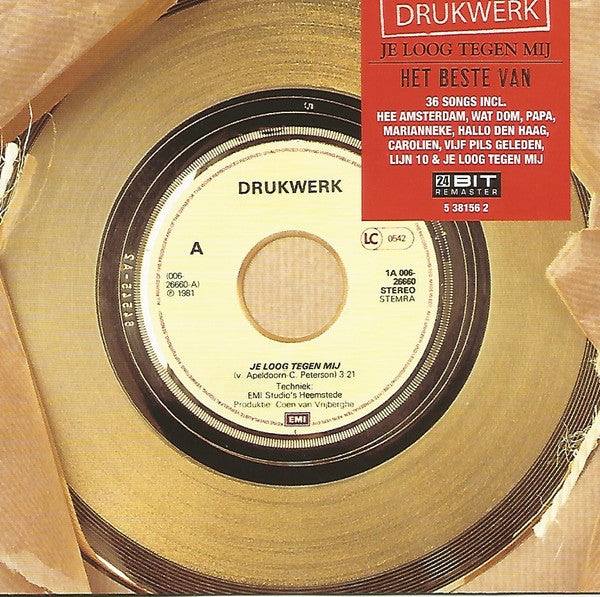 Drukwerk : Je Loog Tegen Mij: Het Beste Van Drukwerk (2xCD, Comp)