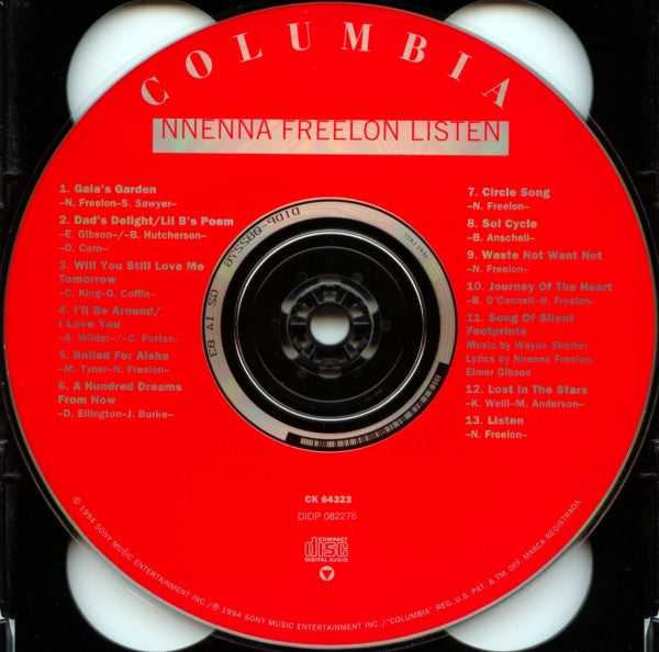 Nnenna Freelon : Listen (CD, Album, RP)