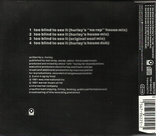 Kym Sims : Too Blind To See It (CD, Single, Nim)