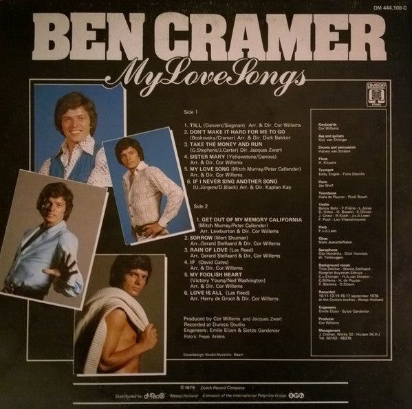 Ben Cramer : My Love Songs (LP, Album)