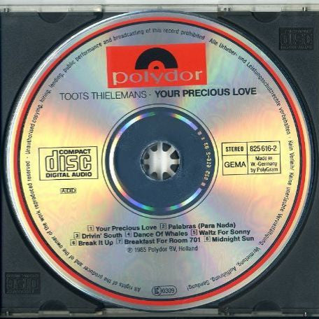 Toots Thielemans : Your Precious Love (CD, Album)