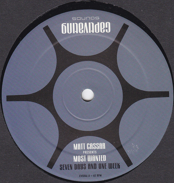 Matt Cassar Presents Most Wanted (8) : Seven Days And One Week (12")