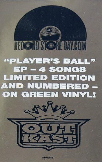 OutKast : Player's Ball EP (10", EP, RSD, Ltd, Num, Gre)