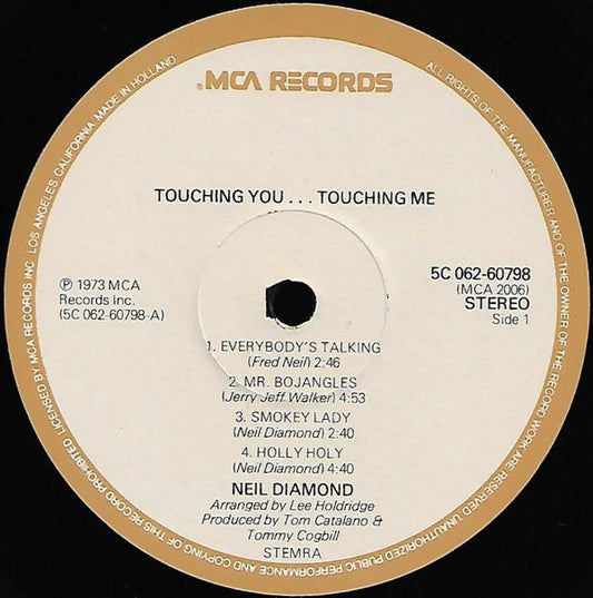 Neil Diamond : Touching You, Touching Me (LP, Album, RE)