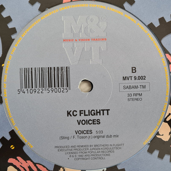 KC Flightt : Voices (Remix By Wonka) (12")